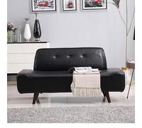 Comfortable Upholstered Loveseat, 2-Seater Compact Sofa Space-Saving Couch Modern for Living Room/Bedroom(5,135x71x72cm)