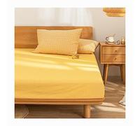 Comfortica Classics Drap-housse Queen 100 % coton avec élastique tout autour du lit Tissu satiné soyeux doux Convient pour les matelas jusqu'à 8,7 pouces de literie (Couleur : O, Taille : Queen)
