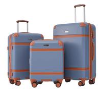 ComfortXL Set De Valises Rigides en Abs, Roues Pivotantes, Serrure TSA, Réglage Télescopique 3 Niveaux