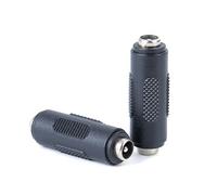 Comforty Lot de 2 adaptateurs d'alimentation CC 5,5 x 2,1 mm femelle vers femelle pour CCTV