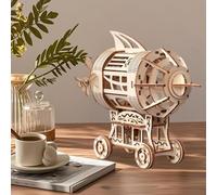 Comfoyar Puzzle 3D Dirigeable, Maquette en Bois a Construire Adulte, Bricolage Jouet de Construction Bois, Kit Artisanat DIY, Cadeaux Noël Anniversaire Saint Valentin pour Homme Femmes