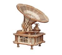 Comfoyar Puzzle 3D Gramophone, Maquette en Bois a Construire Adulte, Bricolage de Construction Bois, Kit Artisanat DIY, Cadeaux Noël Anniversaire Saint Valentin pour Homme Femmes