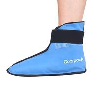 Comfpack Grande poche de glace pour soulager la douleur du pied à la cheville, botte de glace froide durable pour gonflement après une chirurgie, pieds endoloris, neuropathie, pied cassé, fasciite
