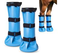 COMFPET Lot de 2 bottes à bulles d'air pour problèmes de sabots, muguet, abcès, traitement du soin des sabots