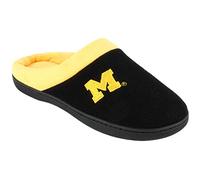 Comfy Feet Chaussons classiques unisexes pour adulte, Michigan Wolverines, 8.5-10 Women/7.5-9 Men