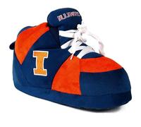 Comfy Feet Pantoufles unies pour adulte, Illinois Fighting Illini, 8-10 Women/7-9 Men