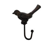 Comfy Hour Porte-Manteau Mural en Fonte avec Moineau pour Une clé et Une Porte à vêtements - Idée Cadeau recyclée