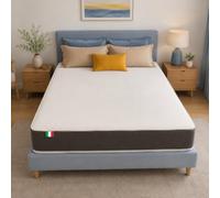 Comfy Line ESSENTIAL Matelas simple 100 x 195 cm Memory Hauteur 20 cm | Matelas à mémoire de forme semi-rigide, réversible avec côté doux et côté rigide. Tissu anti-acariens, hypoallergénique