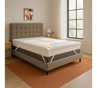 Comfy Line - Topper pour matelas en polyuréthane expansé 5,5 cm - Intérieur de rechange correcteur avec caoutchouc certifié - Fabriqué en Italie