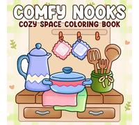 Comfy Nooks Coloring Book: Pocket Corners Coloring Pages featuring Cute Room Interior Designs and Miniature Cozy Places for Adults and Teens Creativity