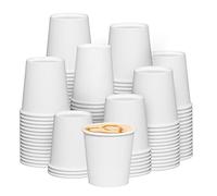 Comfy Package [300 pièces - 6 oz.] Tasses à café en papier blanc de 230gsm...