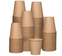 Comfy Package [Pack De 100] 300 ml - 10 oz. Gobelets à café en papier kraft de - non blanchis