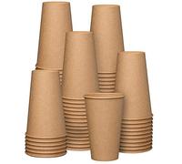 Comfy Package [Pack De 100] 480 ml - 16 oz. Gobelets à café en papier kraft de - non blanchis