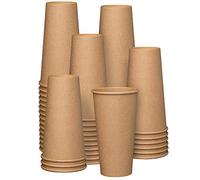 Comfy Package [Pack De 100] 600 ml - 20 oz. Gobelets à café en papier kraft de - non blanchis