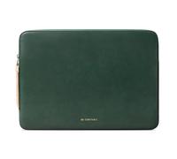 Comfyable Housse en Cuir pour Ordinateur Portable Compatible avec MacBook Pro 16" M4 2024 et MacBook Air 15" M4 M3 M2 2025, Vert Nuit