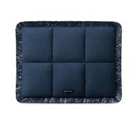 Comfyable Puffy Housse pour ordinateur portable de 40,6 cm, 38,1 cm, 35,4 cm, 13 pouces pour femme, compatible avec MacBook Air 2026 et MacBook Pro M5 M4 M3 2026, en lin matelassé doux avec franges