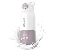 comfyer Chauffe Biberon nomade Portable, Chauffage Rapide et Longue Autonomie, 2 modes pour le lait maternel et l'eau, grande capacité de 340 ml pour les voyages en véhicule, en voiture et en avion