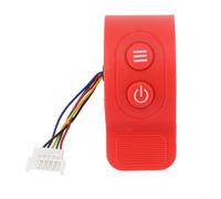 ComfyHarbor Accélérateur d'accélérateur de pouce en plastique, pour HX X6, pour trottinette électrique X8, pièce de rechange rouge, 66 x 29,5 mm, levier de commande résistant à l'usure, pour une