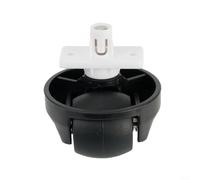 ComfyHarbor Accessoire de remplacement de roue avant pour aspirateur Roborock pour S Series S4 S6 S6 Pure S5 Max S6 Max V E4 Robot Contrôle de direction de l'aspirateur Noir