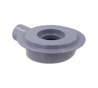 ComfyHarbor Adaptateur de tuyau de vidange en PVC - 40 mm à 50/100 mm - Raccord de vidange de sol en plastique gris - Adaptateur de déchets de sol pour salle de bain et carrelage de plomberie (40 mm)