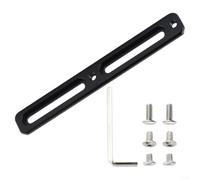 ComfyHarbor Adaptateur pour porte-bidon, extension de support de bouteille d'eau en alliage d'aluminium avec position du trou réglable pour cadre de vélo, vis et (argenté)
