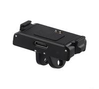 ComfyHarbor Adaptateur rechargeable en métal pour DJI Osmo pour Nano, station de charge magnétique à dégagement rapide avec design portable compact, base de batterie noire pour caméra d'action