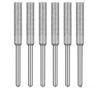 ComfyHarbor Affûteuse électrique diamant pour tronçonneuse, tête de meulage en pierre émeri avec placage titane pour un entretien fluide de la lame, outil résistant à l'usure en tailles 4,0 mm, 4,8 mm