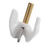 ComfyHarbor Aiguille de stylet de rechange pour cartouches phono Stanton 505 500 Mk1 MkII V3 Reproduction sonore améliorée Pointe en plastique et métal pour tourne-disque D5100E 500AL 5107AL LP (blanc