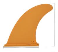 ComfyHarbor Aileron amovible de 22,9 cm, pour planche à pagaie, stabilité améliorée, suivi amélioré, design amovible, convient aux boîtes standard, plusieurs couleurs (orange, 220 g)