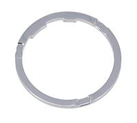 ComfyHarbor AL6061 Entretoise de moyeu libre en aluminium 0,8 mm 2 mm, pour route, pour cassette de vélo, rondelle de réglage du moyeu de volant d'inertie noir argenté (argent 1,8 mm)