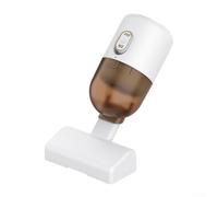 ComfyHarbor Aspirateur à Main Léger en Plastique Ergonomique(White) | Design ergonomique, léger, pour confortable, pour sessions prolongées, vidange rapide du bac