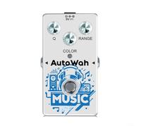 ComfyHarbor Auto Wah Pédale d'effets pour guitare Rowin RE-08, boîtier compact en alliage de zinc avec filtre funky pour sons vintage des années 70, 110 x 58 x 55 mm, design portable pour guitare