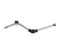ComfyHarbor Baguette à vapeur en acier inoxydable, pour machine à café EC680 EC685 ECP36.31 ECP35.31, pièce de rechange de bras à vapeur de 6 mm de diamètre, avec coude en caoutchouc, argenté (3 trous