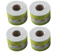 ComfyHarbor Bandes anti-condensation pour fenêtre - Rouleau de 2,8 m - Lavable - Absorbant l'eau - Pour cuisine, salle de bain - Autocollant épais - Contrôle de l'humidité - Motif mignon - Trèfle à