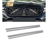ComfyHarbor Bandes décoratives en ABS pour calandre avant pour véhicules E60 E65 E66, options de couleurs vives, y compris noir, rose rouge, gris, rouge, jaune, blanc, vert (gris)