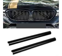 ComfyHarbor Bandes décoratives en ABS pour calandre avant pour véhicules E60 E65 E66, options de couleurs vives, y compris noir, rose rouge, gris, rouge, jaune, blanc, vert (noir)