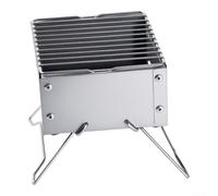 ComfyHarbor Barbecue à charbon portable style carte pour pique-nique plage | Pieds pliables, design de style carte, transport facile, idéal pour le camping, utilisation dans le jardin