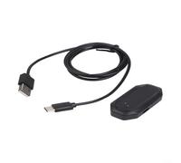 ComfyHarbor Base de charge pour Insta360 GO 3 et GO 3S, ABS portable pour station de chargement avec connexion de type C, station de montage sécurisée pour accessoires de caméra d'action, noir