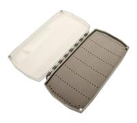 ComfyHarbor Boîte de pêche à la mouche avec couvercle en polycarbonate transparent et ventouse magnétique, pour appâts en mousse EVA, étui de rangement pour la protection des yeux, charnière lisse en