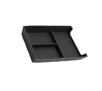 ComfyHarbor Boîte de rangement pour console centrale en silicone, pour BYD Sealion 07 EV 2024-2026, plateau inférieur, pour accessoires d'intérieur de voiture, noir, insert de bac de rangement en