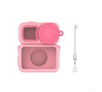 ComfyHarbor Boîtier profilé en silicone pour DJI qui suit les lignes de l'appareil pour un look équilibré et un blindage efficace (rose)