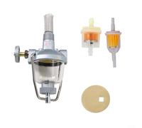 ComfyHarbor Bol de sédiments de carburant 2NAA9155B pour 8N 9N 2N NAA pour tracteur Jubilee, pour Massey pour Ferguson TE20 TO20 TO30 TO35 MF35, remplace le kit de filtre en métal 180141M91 2N9155B