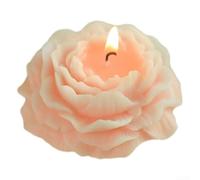 ComfyHarbor Bougie florale de pivoine faite à la main - Cire de soja parfumée pour décoration d'intérieur, banquet de mariage, bougie d'aromathérapie à combustion longue pour chambre à coucher, salon