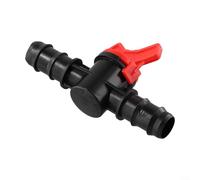 ComfyHarbor Boule en polypropylène, connecteur d'arrêt de soupape, pour tuyau en polyéthylène de 16/20/25 mm, PN4, partie de système d'irrigation de jardin à 4 bars, raccord de tuyau d'égouttement