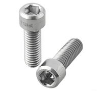 ComfyHarbor Boulon de serrage de manivelle pour vélo Ultegra pour Hollowtech, M6 x 18 mm, vis de pédalier en alliage de remplacement noir et doré