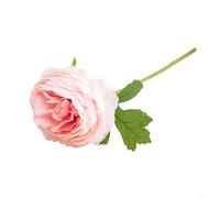 ComfyHarbor Bouquet de lotus artificiel et pivoine - Décoration florale avec aspect réaliste - Pour centre de table de fête de mariage et décoration d'intérieur, fleur en soie 30 x 10 x 10 cm (poudre