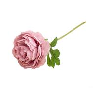 ComfyHarbor Bouquet de lotus artificiel et pivoine - Décoration florale avec aspect réaliste pour centre de table de mariage et décoration d'intérieur - Fleur en soie - 30 x 10 x 10 cm (violet foncé)