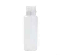 ComfyHarbor Bouteille compressible, pour sauce tomate et vinaigrette, distributeur de buse à 5 trous, avec marquages de mesure, récipient à condiments de cuisine étanche PP + PE (blanc, 175 ml)