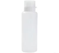 ComfyHarbor Bouteille compressible, pour sauce tomate et vinaigrette, distributeur de buse à 5 trous, avec marquages de mesure, récipient à condiments de cuisine étanche PP + PE (blanc, 350 ml)