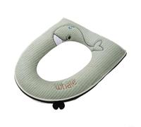 ComfyHarbor Bouton poussoir de chasse d'eau en forme de donut - Levier de chasse d'eau ergonomique pour femme avec clous longs - Haut de chasse d'eau hygiénique sans contact - Ajustement standard